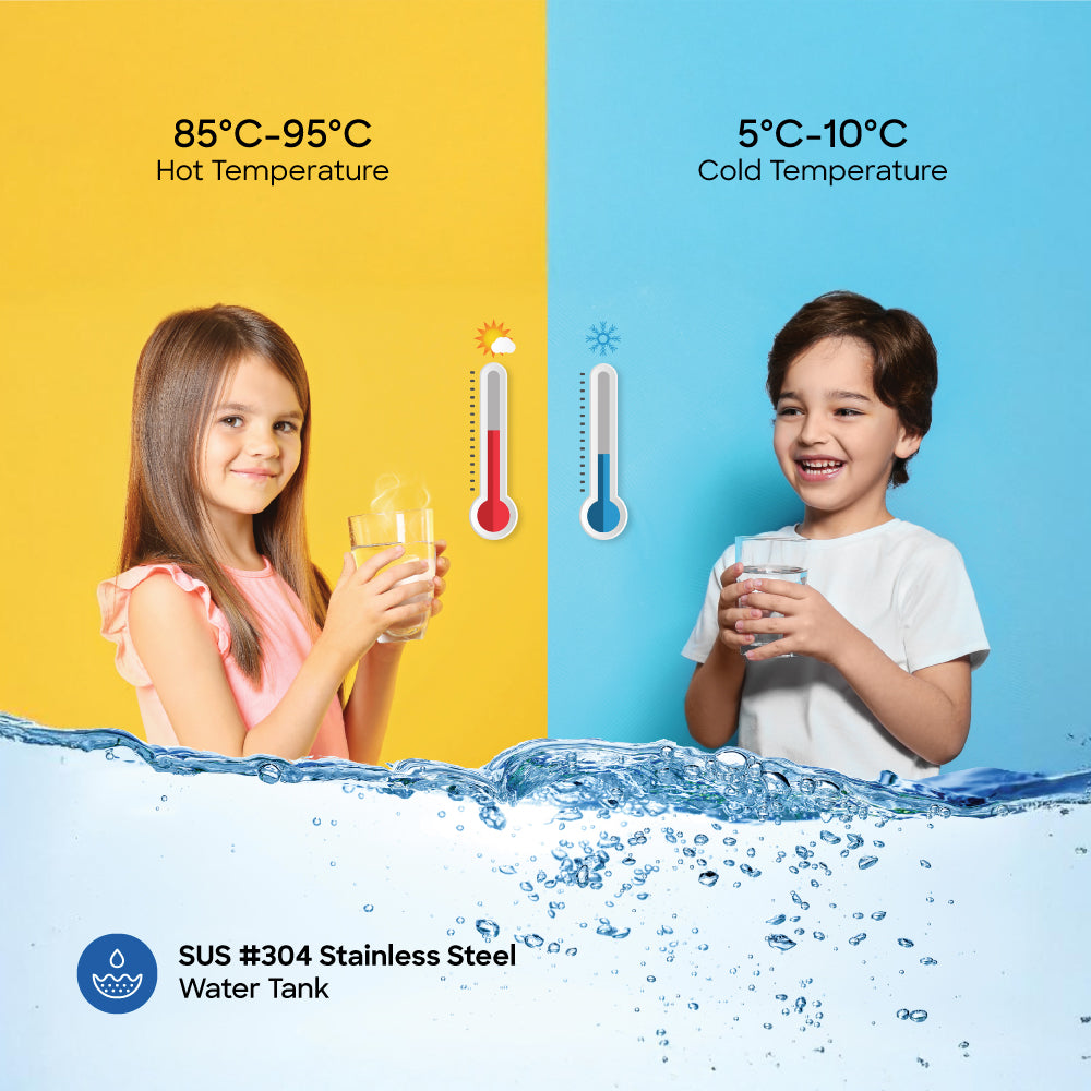 Sanford Hot & Cold Top Load Water Dispenser with Convenient Storage Cabinet | SF1412WD - buysanford