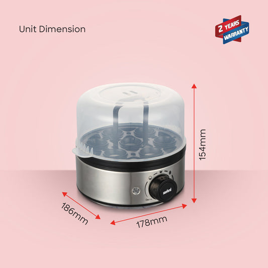 Sanford 7 Egg Boiler with Stainless Steel Bowl and Timer Function | SF5755FS BS - buysanford