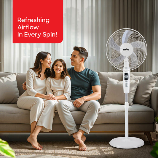 Sanford 16 inch 5 blade Stand Fan | SF902SFN - buysanford