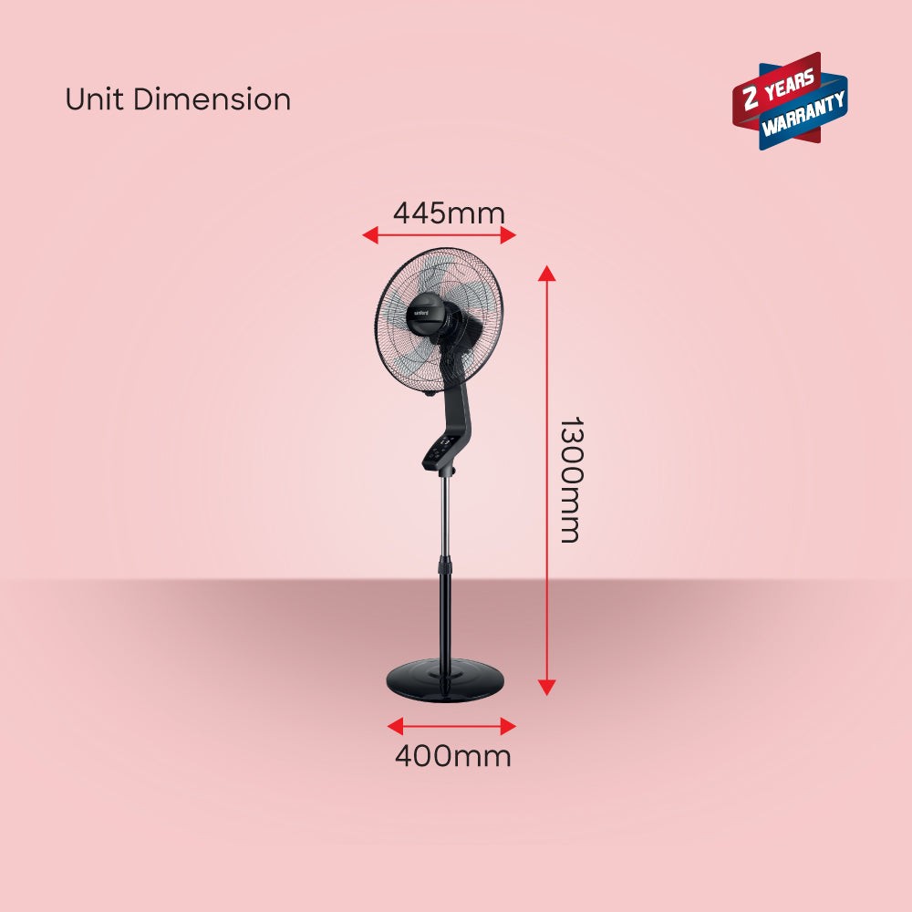 Sanford 16 inch 5 blade Smart Wifi Controlled Stand Fan | SF905SFN - buysanford