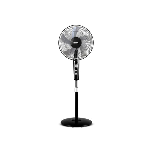 Sanford 16-Inch Stand Fan | 60W Heavy-Duty Motor | 3-Speed | 60-Min Timer | Adjustable Height & Oscillation - buysanford
