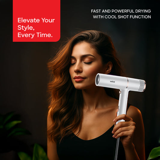 Sanford 2200W Foldable Hair Dryer – 2‑Speed, 3‑Heat setting | SF9678HD - buysanford