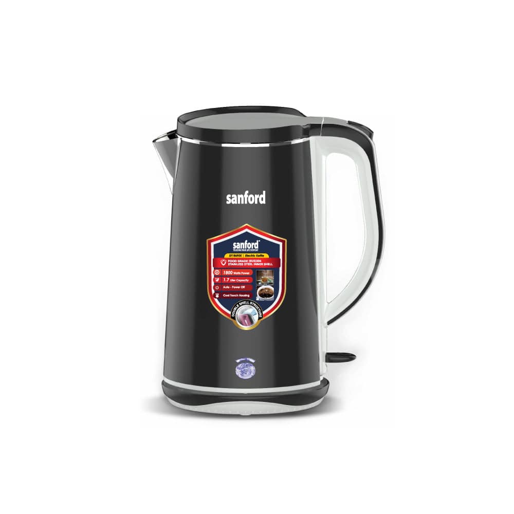 Sanford  1.7 L Double Layer Cordless Electric Kettle | SF1869EK - SANFORD MIDDLE EAST DWC L.L.C