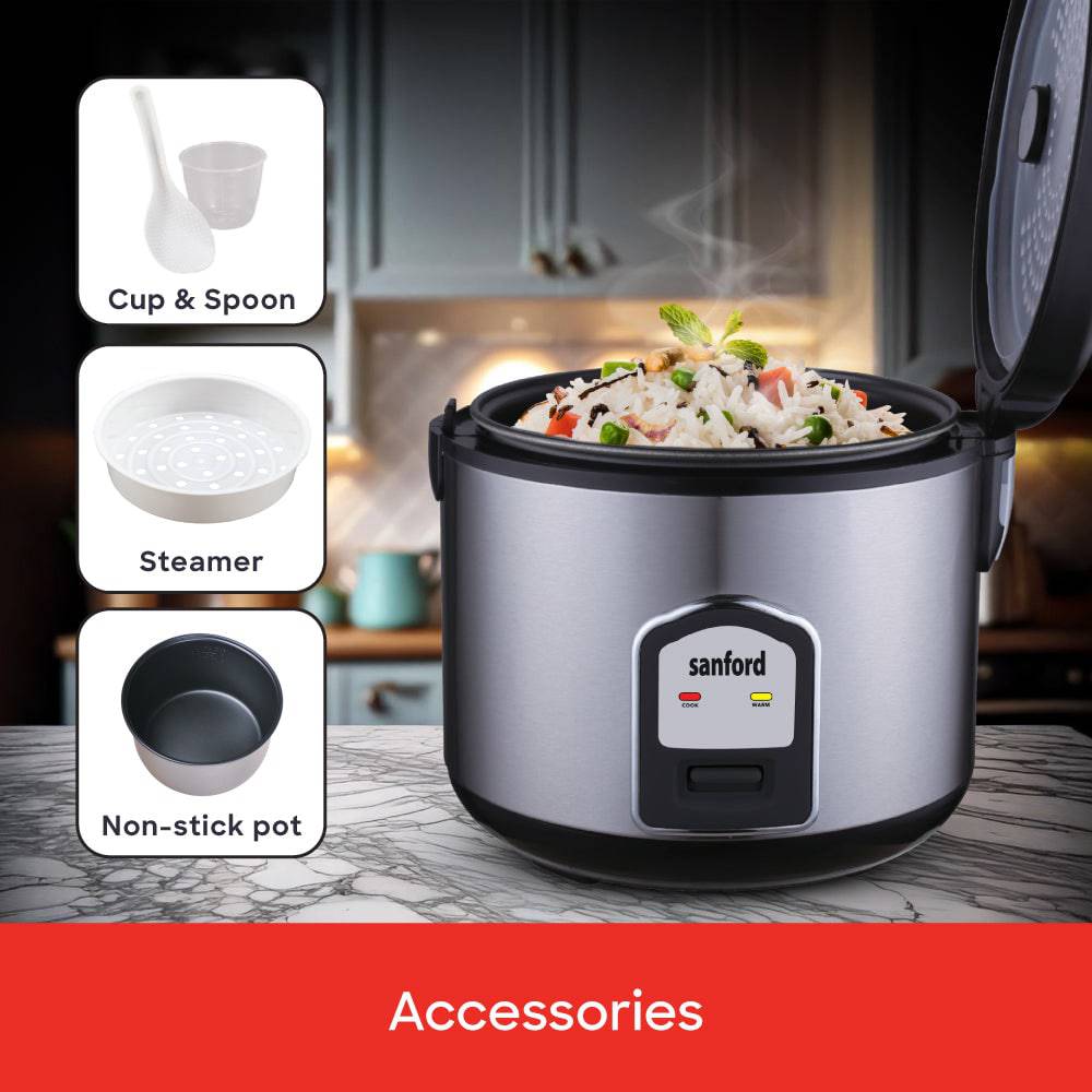 Sanford 2.8L Electric Rice Cooker | SF1196RC - SANFORD MIDDLE EAST DWC L.L.C